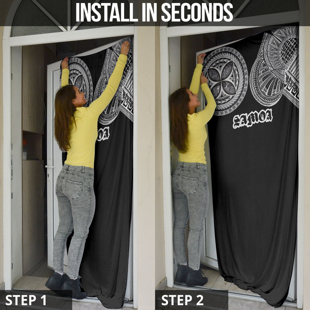 Samoa Traditional Tattoo Door Cover Tribal Tatau Pattern