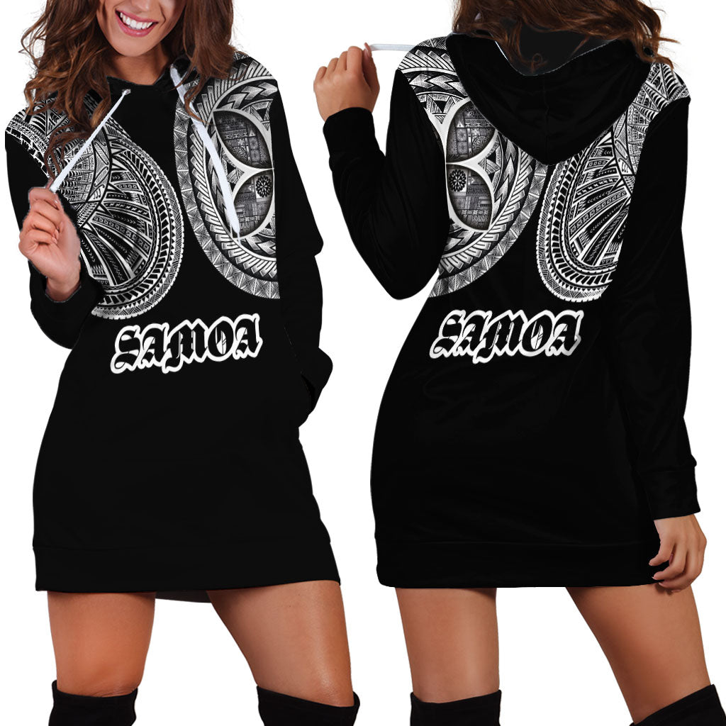 Samoa Traditional Tattoo Hoodie Dress Tribal Tatau Pattern