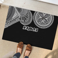 Samoa Traditional Tattoo Rubber Doormat Tribal Tatau Pattern