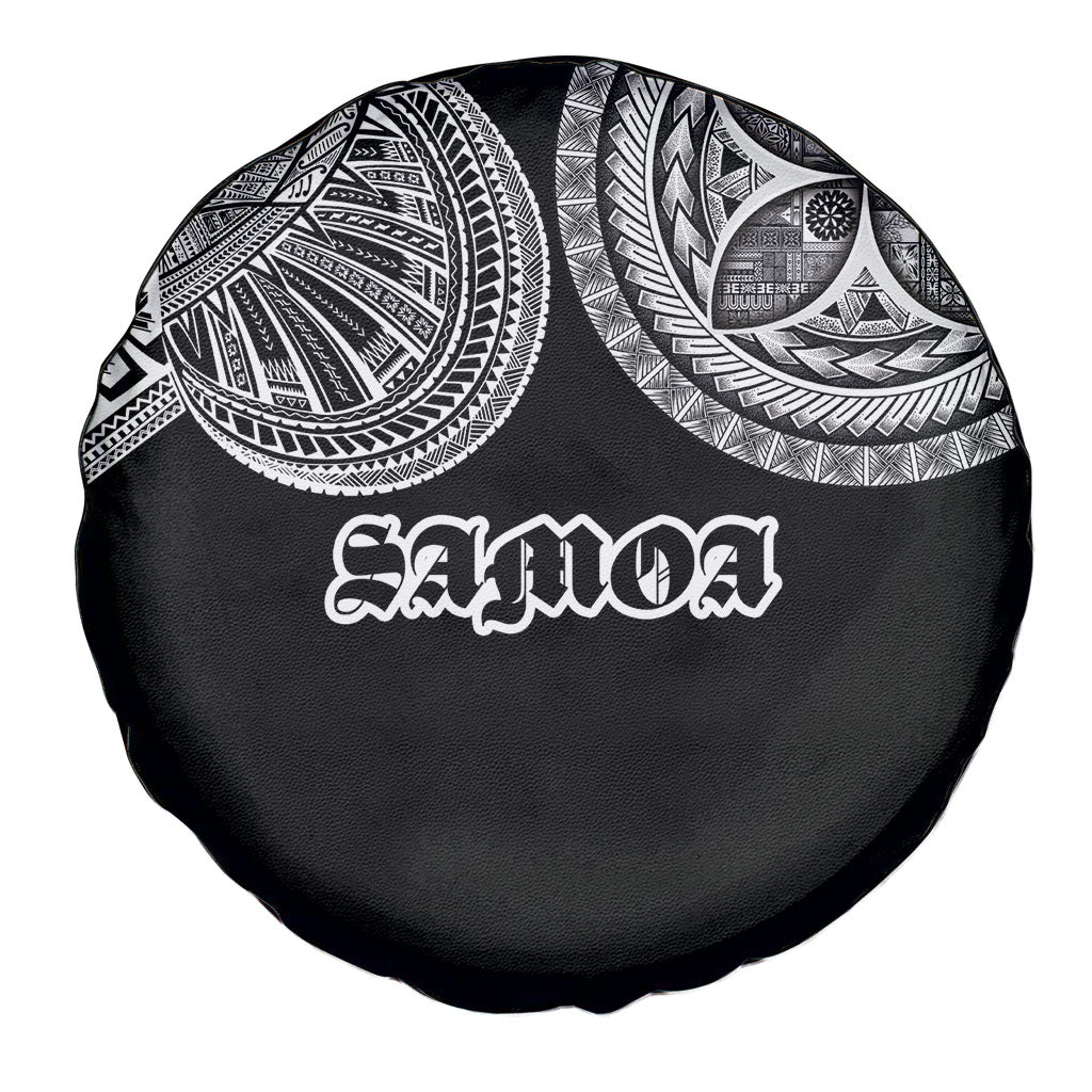 Samoa Traditional Tattoo Spare Tire Cover Tribal Tatau Pattern