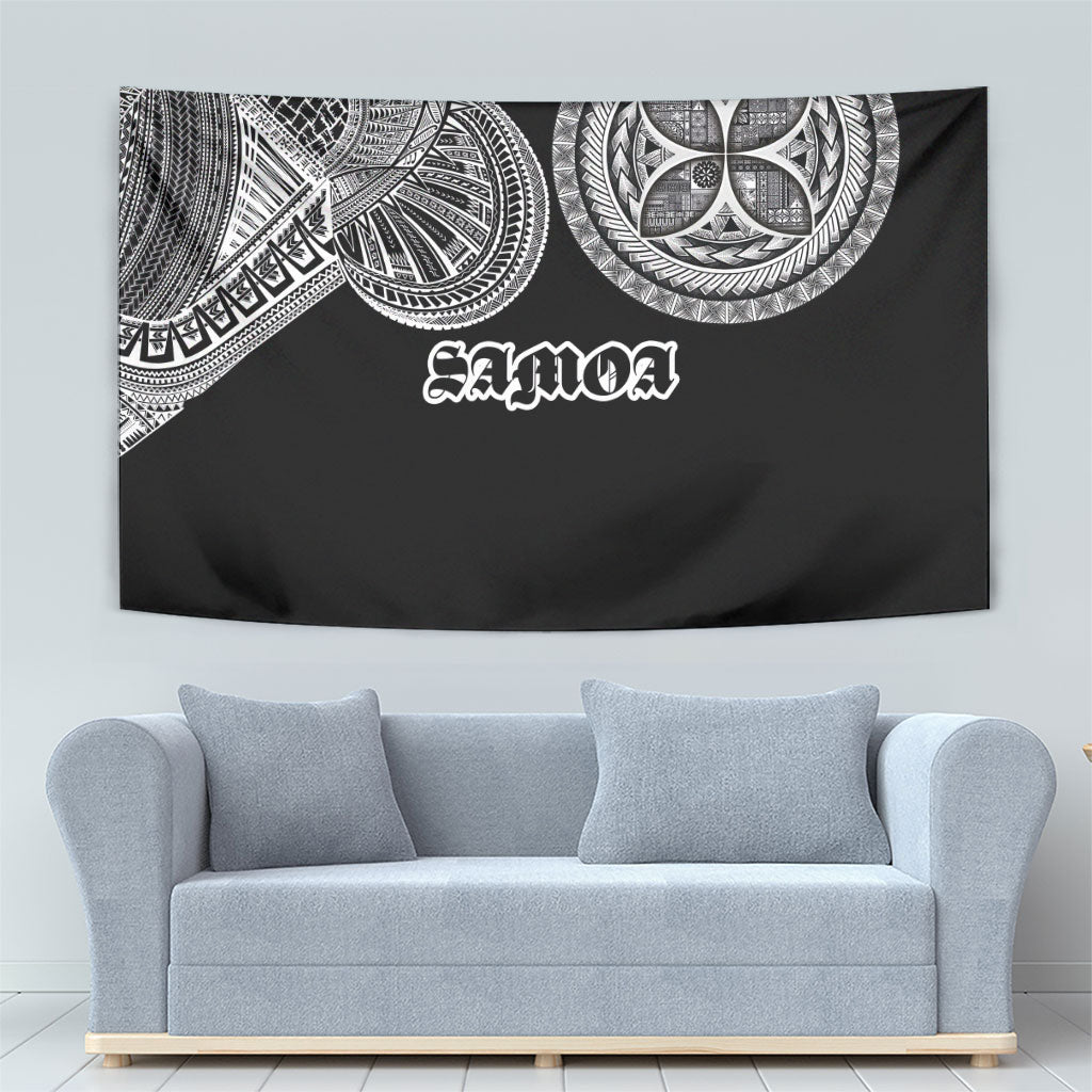 Samoa Traditional Tattoo Tapestry Tribal Tatau Pattern