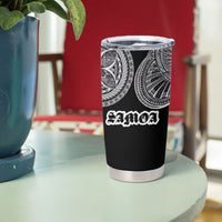 Samoa Traditional Tattoo Tumbler Cup Tribal Tatau Pattern