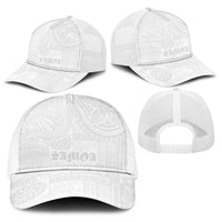Samoa Lotu Tamaiti Baseball Net Cap Tribal Tatau with Siapo Pattern