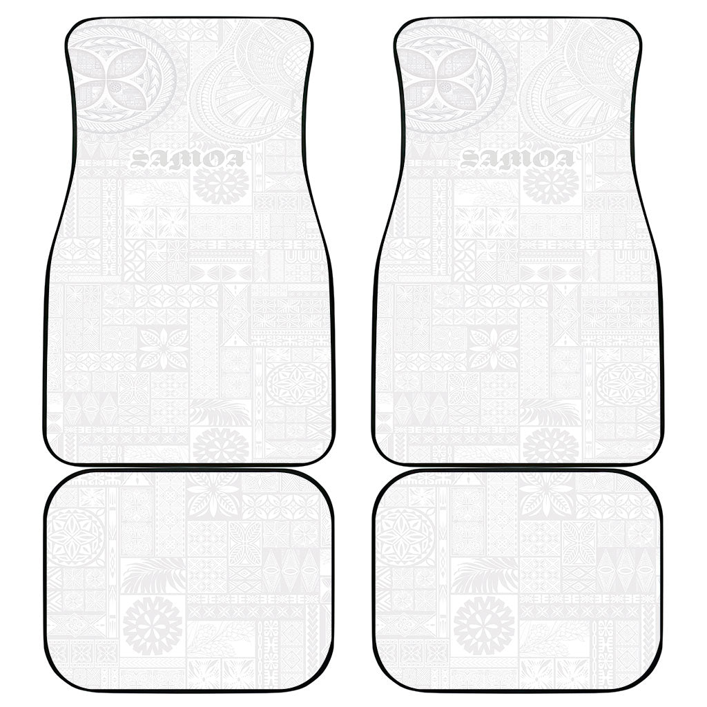 Samoa Lotu Tamaiti Car Mats Tribal Tatau with Siapo Pattern