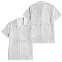 Samoa Lotu Tamaiti Family Matching Tank Maxi Dress and Hawaiian Shirt Tribal Tatau with Siapo Pattern