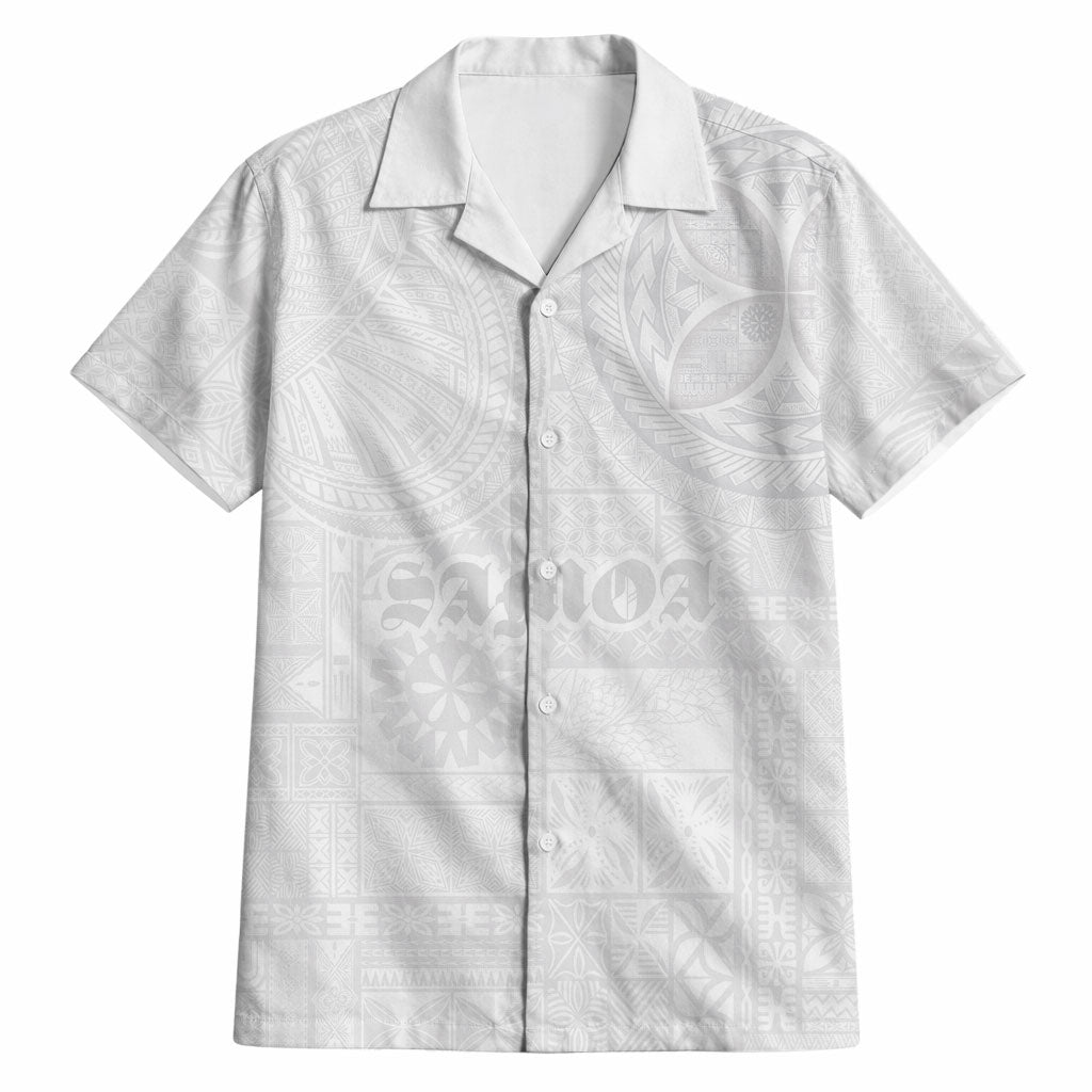 Samoa Lotu Tamaiti Hawaiian Shirt Tribal Tatau with Siapo Pattern
