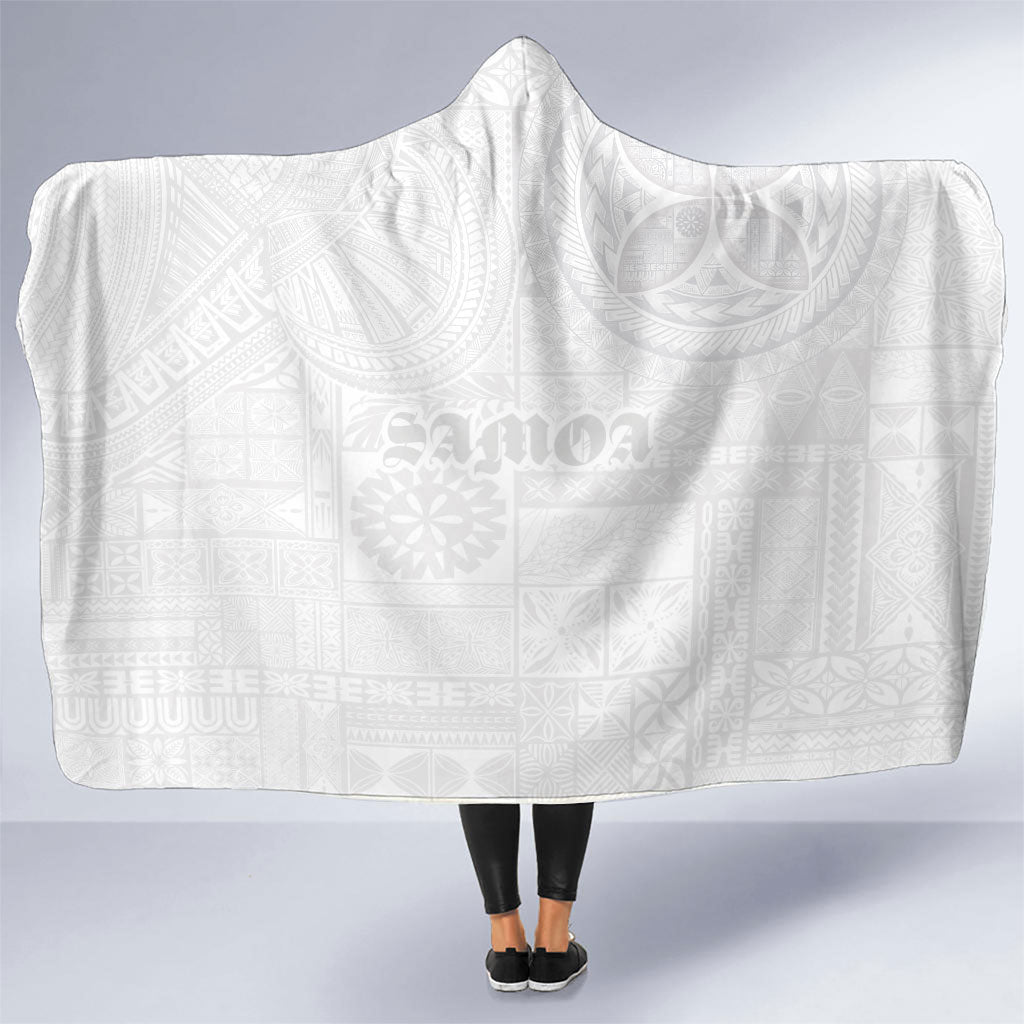 Samoa Lotu Tamaiti Hooded Blanket Tribal Tatau with Siapo Pattern