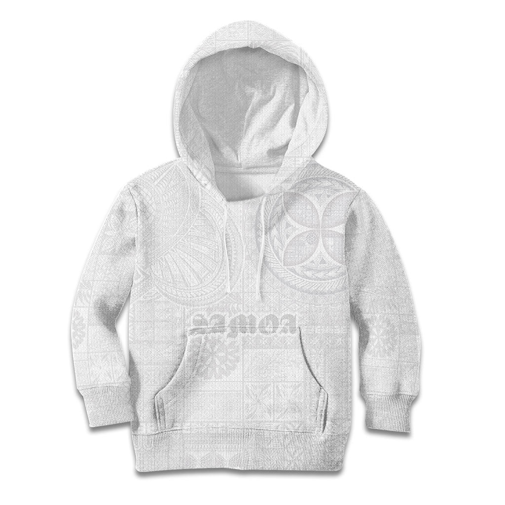 Samoa Lotu Tamaiti Kid Hoodie Tribal Tatau with Siapo Pattern
