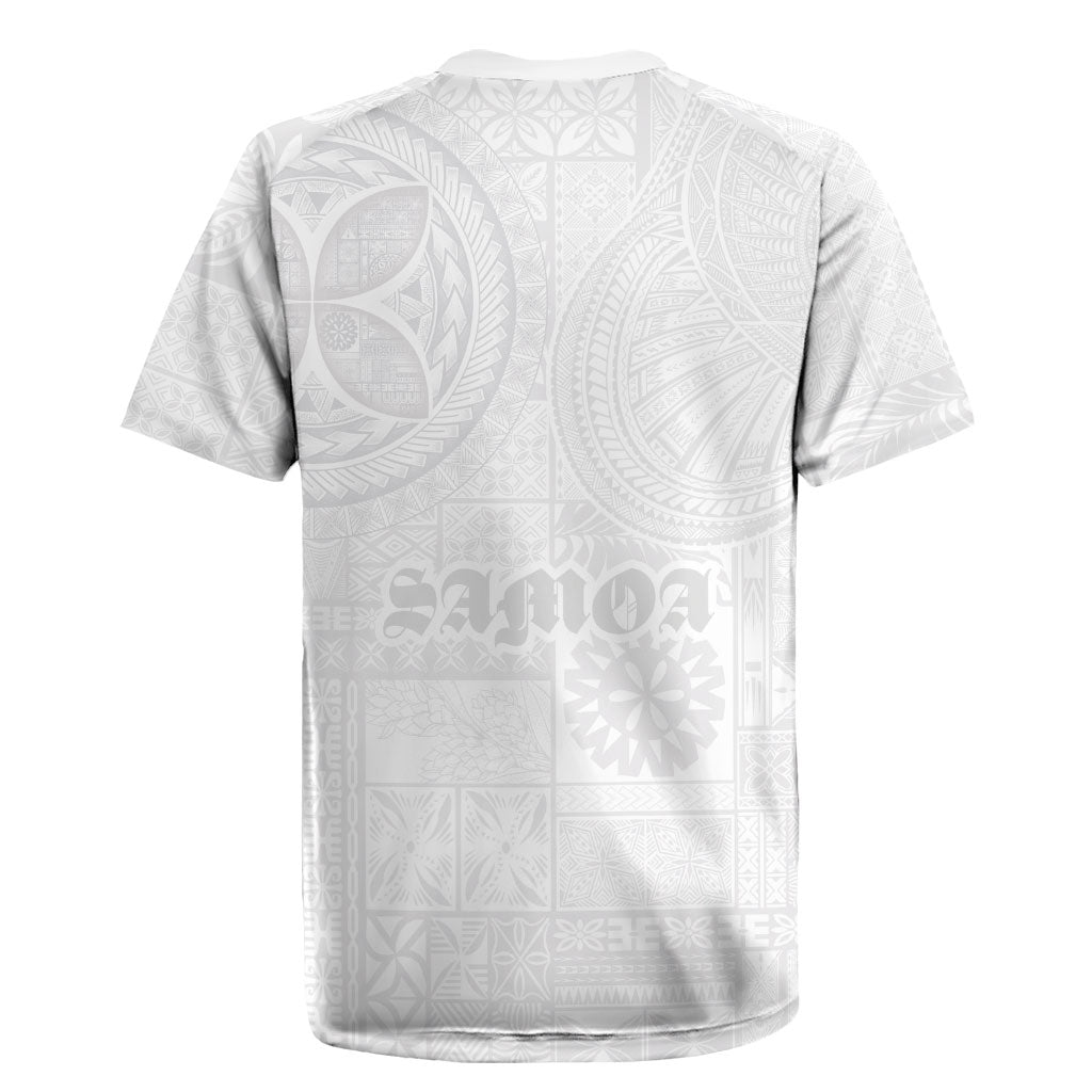 Samoa Lotu Tamaiti Rugby Jersey Tribal Tatau with Siapo Pattern