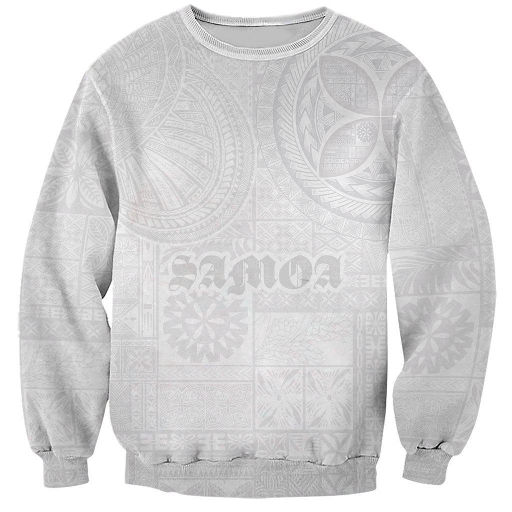 Samoa Lotu Tamaiti Sweatshirt Tribal Tatau with Siapo Pattern