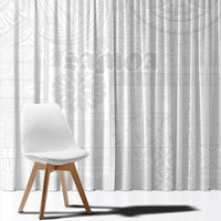 Samoa Lotu Tamaiti Window Curtain Tribal Tatau with Siapo Pattern