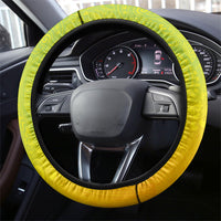 Hawaiian Mango Steering Wheel Cover Polynesian Art Pattern and Kakau Tattoo