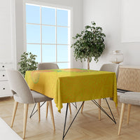 Hawaiian Mango Tablecloth Polynesian Art Pattern and Kakau Tattoo