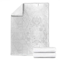 Tonga Faka Sepitema Blanket Ngatu Pattern with Plumeria and Hibiscus