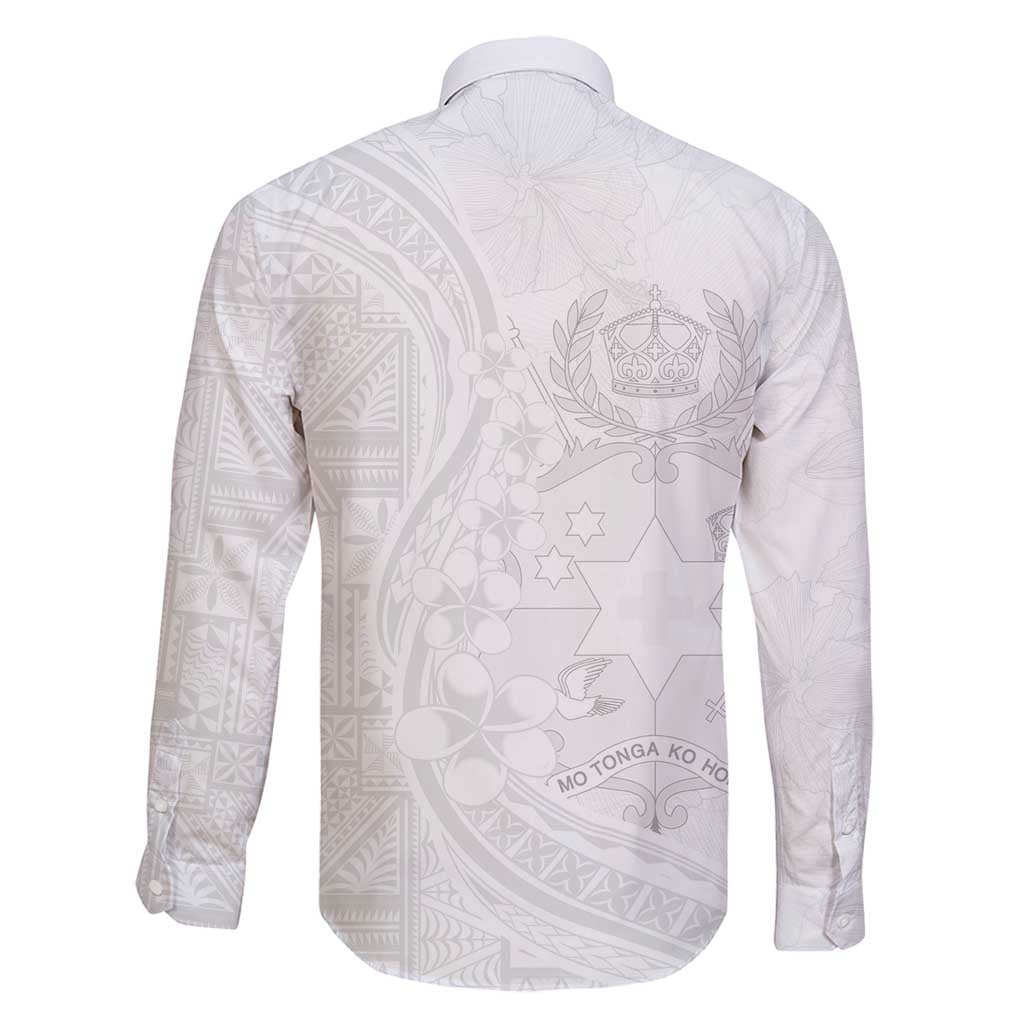 Tonga Faka Sepitema Family Matching Summer Maxi Dress and Hawaiian Shirt Ngatu Pattern with Plumeria and Hibiscus