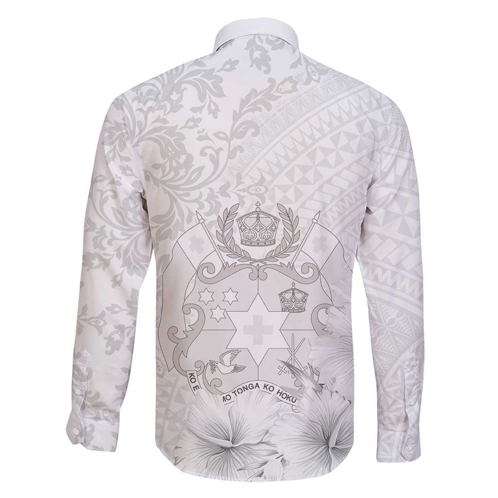 Tonga Faka Sepitema Family Matching Mermaid Dress and Hawaiian Shirt Ngatu and Floral Pattern with Blooming Hibiscus