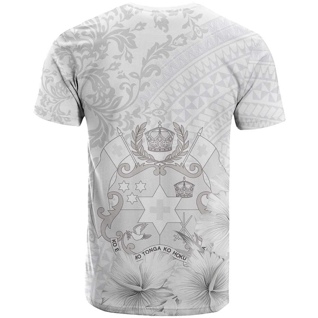 Tonga Faka Sepitema T Shirt Ngatu and Floral Pattern with Blooming Hibiscus