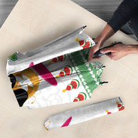 Hawaiian Mele Kalikimaka Umbrella Funny Pineapple Surfing with Map Christmas Stripe Elements LT03 - Polynesian Pride