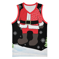 Polynesian Santa Claus Costume Funny Basketball Jersey LT03 Unisex Multicolor - Polynesian Pride