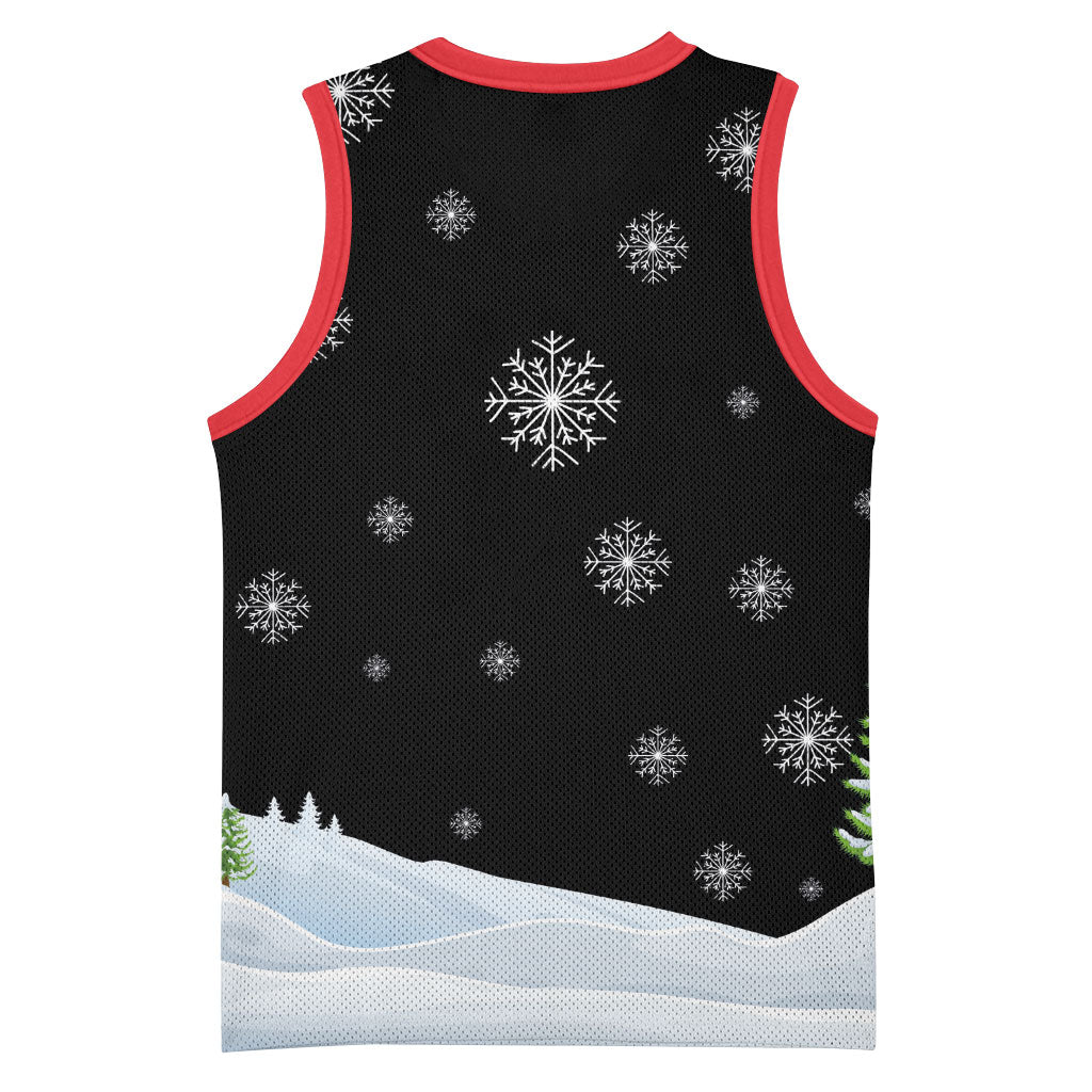 Polynesian Santa Claus Costume Funny Basketball Jersey LT03 - Polynesian Pride