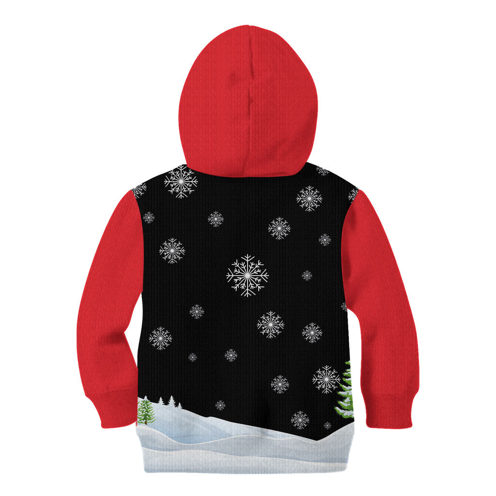 Polynesian Santa Claus Costume Funny Kid Hoodie LT03 - Polynesian Pride