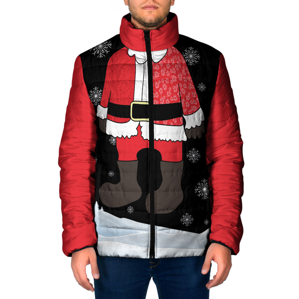 Polynesian Santa Claus Costume Funny Padded Jacket LT03 Men Multicolor - Polynesian Pride