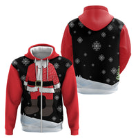 Polynesian Santa Claus Costume Funny Zip Hoodie LT03 - Polynesian Pride