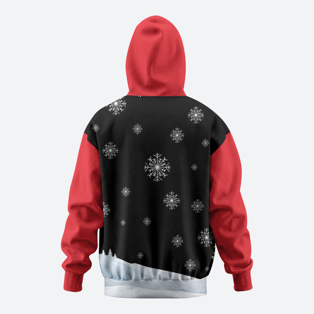 Polynesian Santa Claus Costume Funny Zip Hoodie LT03 - Polynesian Pride