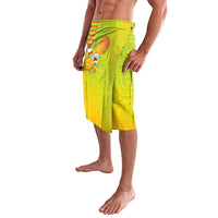 Hawaiian Mango Mele Kalikimaka Lavalava Santa Claus Surfing with Turtle Mango Christmas LT03 - Polynesian Pride