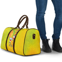 Hawaiian Mango Mele Kalikimaka Travel Bag Santa Claus Surfing with Turtle Mango Christmas LT03 - Polynesian Pride