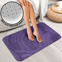 Hawaiian Turtle and Shark Bathroom Set Kakau Tribal with Polynesian Pattern Purple Color LT03 - Polynesian Pride