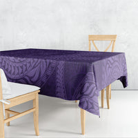 Hawaiian Turtle and Shark Tablecloth Kakau Tribal with Polynesian Pattern Purple Color LT03 - Polynesian Pride