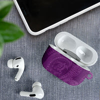 Hawaiian Turtle and Shark AirPods Case Kakau Tribal with Polynesian Pattern Pink Color LT03 - Polynesian Pride