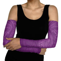 Hawaiian Turtle and Shark Arm Sleeves Kakau Tribal with Polynesian Pattern Pink Color LT03 - Polynesian Pride