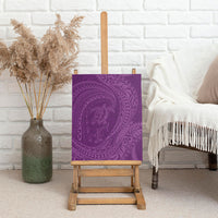 Hawaiian Turtle and Shark Canvas Wall Art Kakau Tribal with Polynesian Pattern Pink Color LT03 - Polynesian Pride