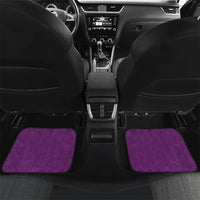 Hawaiian Turtle and Shark Car Mats Kakau Tribal with Polynesian Pattern Pink Color LT03 Set 2pcs - Back Pink - Polynesian Pride