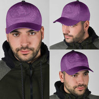 Hawaiian Turtle and Shark Classic Cap Kakau Tribal with Polynesian Pattern Pink Color LT03 - Polynesian Pride