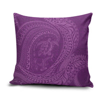 Hawaiian Turtle and Shark Pillow Cover Kakau Tribal with Polynesian Pattern Pink Color LT03 Pink - Polynesian Pride