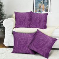 Hawaiian Turtle and Shark Pillow Cover Kakau Tribal with Polynesian Pattern Pink Color LT03 - Polynesian Pride