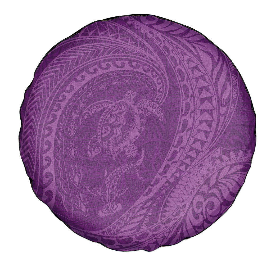 Hawaiian Turtle and Shark Spare Tire Cover Kakau Tribal with Polynesian Pattern Pink Color LT03 - Polynesian Pride