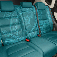 Hawaiian Turtle and Shark Back Car Seat Cover Kakau Tribal with Polynesian Pattern Turquoise Color LT03 - Polynesian Pride