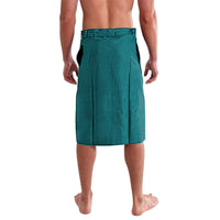 Hawaiian Turtle and Shark Lavalava Kakau Tribal with Polynesian Pattern Turquoise Color LT03 - Polynesian Pride
