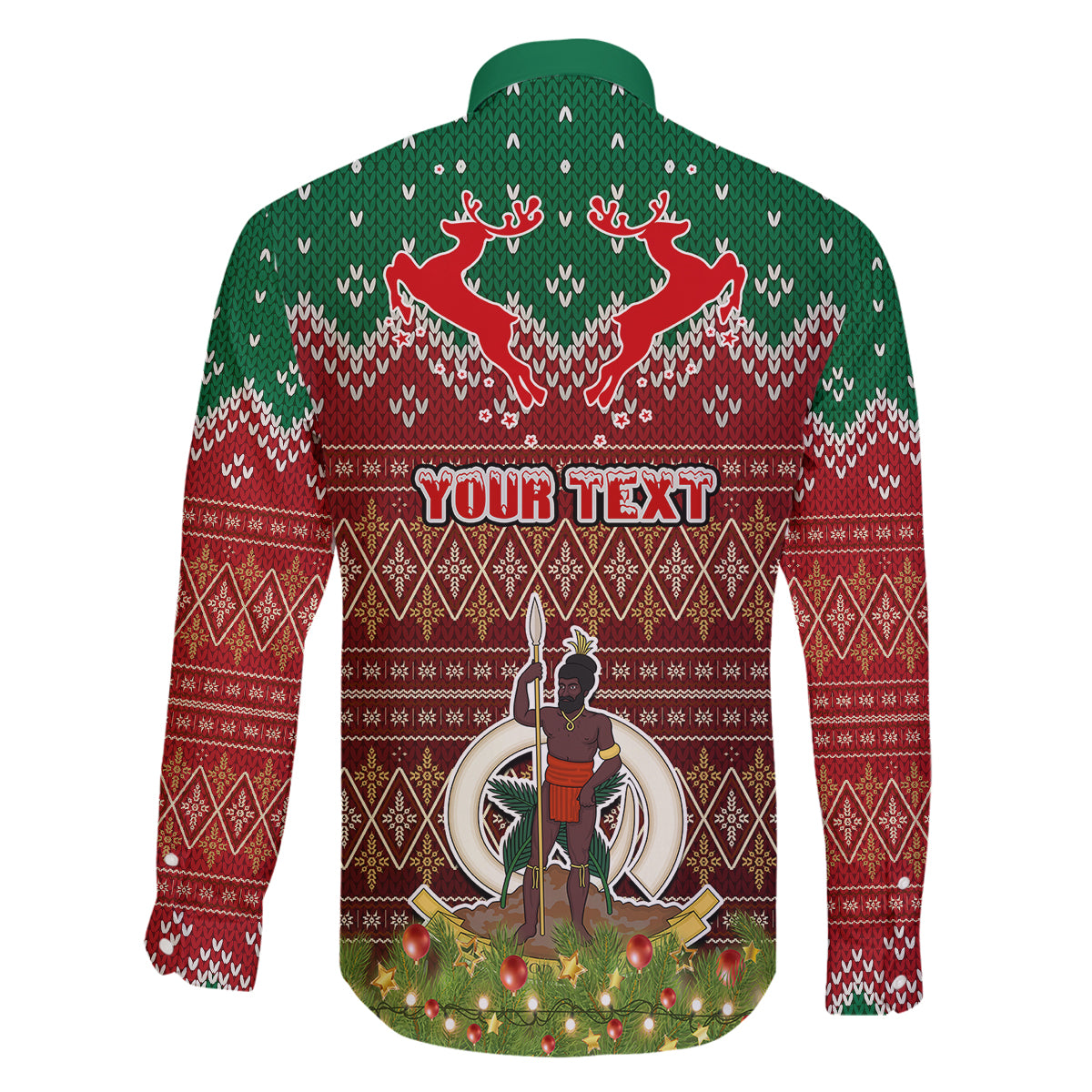 Personalised Vanuatu Christmas Family Matching Summer Maxi Dress and Hawaiian Shirt Pig Tusk Beautiful Merry Xmas Snowflake LT03 - Polynesian Pride