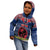 Personalised Guam Christmas Kid Hoodie Chamorro Guam Tattoos Beautiful Merry Xmas Snowflake LT03 - Polynesian Pride