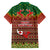 Tonga Christmas Kid Hawaiian Shirt Coat of Arms and Map Beautiful Merry Xmas Snowflake LT03 - Polynesian Pride