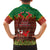 Tonga Christmas Kid Hawaiian Shirt Coat of Arms and Map Beautiful Merry Xmas Snowflake LT03 - Polynesian Pride