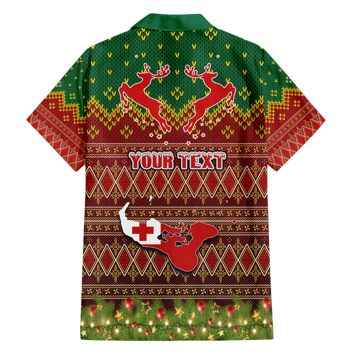 Personalised Tonga Christmas Kid Hawaiian Shirt Coat of Arms and Map Beautiful Merry Xmas Snowflake LT03 - Polynesian Pride