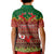 Personalised Tonga Christmas Kid Polo Shirt Coat of Arms and Map Beautiful Merry Xmas Snowflake LT03 - Polynesian Pride