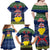 Niue Christmas Family Matching Off Shoulder Maxi Dress and Hawaiian Shirt Coat of Arms and Map Beautiful Merry Xmas Snowflake LT03 - Polynesian Pride