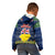 Niue Christmas Kid Hoodie Coat of Arms and Map Beautiful Merry Xmas Snowflake LT03 - Polynesian Pride